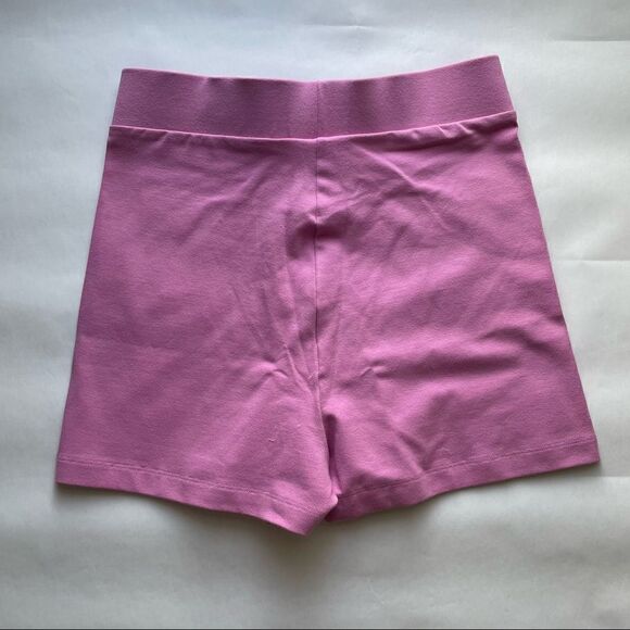 ⭕️ ADIDAS Women’s Shorts Activewear Sport Crystals Logo Pink Small - Picture 7 of 9